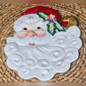 FITZ & FLOYD SANTA PLATE